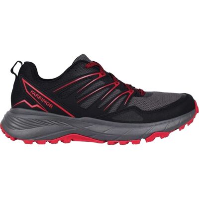 Karrimor Ortholite-sportschoenen voor heren (Zwart/Grijs/Rood) 45.5 Karrimor Ortholite-sportschoenen voor heren (Zwart/Grijs/Rood) 45.5