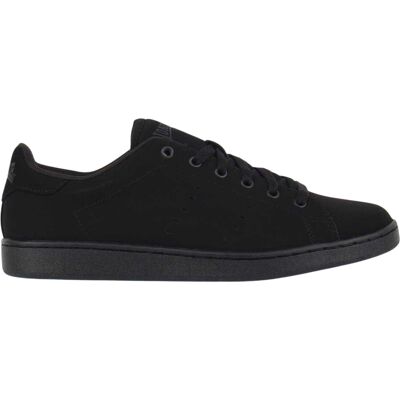 Lonsdale Heren Leyton leren platte sportschoenen (Zwart) 43 Lonsdale Heren Leyton leren platte sportschoenen (Zwart) 43