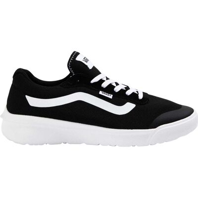 Vans Canvas sportschoenen voor heren met streep aan de zijkant (Zwart) 44.5 Vans Canvas sportschoenen voor heren met streep aan de zijkant (Zwart) 44.5