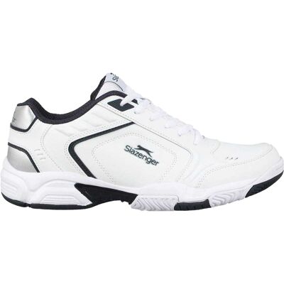 Slazenger Tennisschoenen voor heren (Wit, Marine) 47.5 Slazenger Tennisschoenen voor heren (Wit, Marine) 47.5