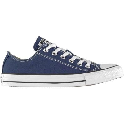 Converse Heren Ox Logo Canvas Trainers (Marine) 40.5 Converse Heren Ox Logo Canvas Trainers (Marine) 40.5