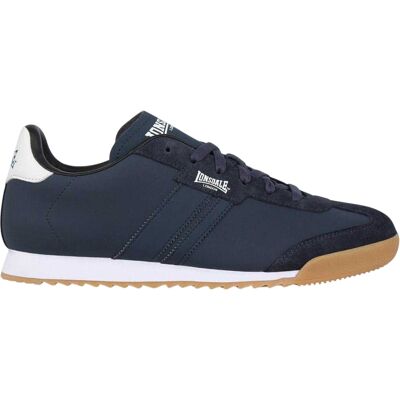 Lonsdale Lambo-sportschoenen voor heren met zijstreep (Marine) 47.5 Lonsdale Lambo-sportschoenen voor heren met zijstreep (Marine) 47.5