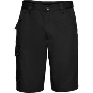 Russell Athletic Russell Werkkleding Twill Shorts (Zwart) 44 (Taille) Russell Athletic Russell Werkkleding Twill Shorts (Zwart) 44 (Taille)