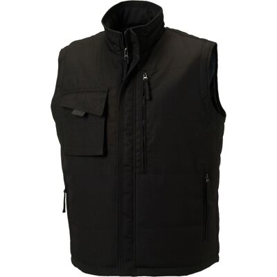 Russell Athletic Russell Heren Werkkleding Giletjas (Zwart) XS Russell Athletic Russell Heren Werkkleding Giletjas (Zwart) XS