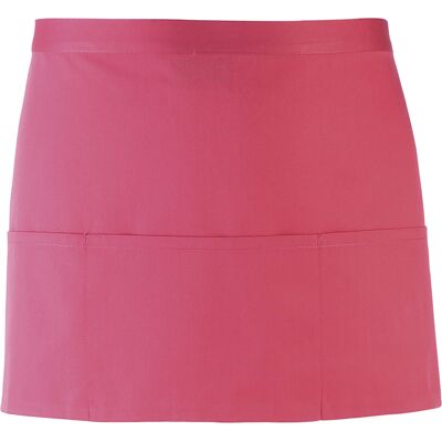 Premier Dames/Dames Kleuren 3 Zakschort / Werkkleding (Pakket van 2) (Fuchsia) One Size Premier Dames/Dames Kleuren 3 Zakschort / Werkkleding (Pakket van 2) (Fuchsia) One Size