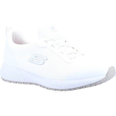Skechers Dames Squad Slipbestendige Veter Veiligheidsschoenen 39 Skechers Dames Squad Slipbestendige Veter Veiligheidsschoenen 39