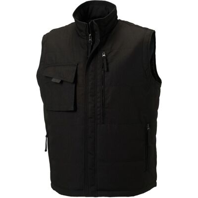 Russell Athletic Russell Heren Werkkleding Giletjas (Zwart) XS Russell Athletic Russell Heren Werkkleding Giletjas (Zwart) XS