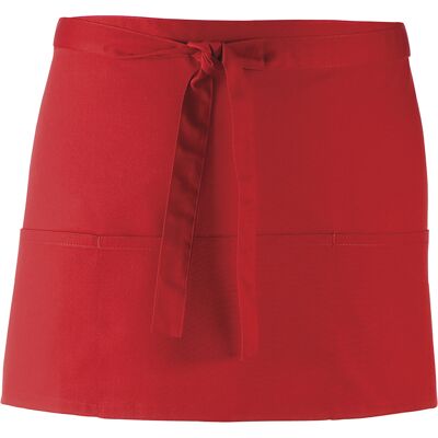 Premier Dames/Dames Kleuren 3 Zakschort / Werkkleding (Rood) One Size Premier Dames/Dames Kleuren 3 Zakschort / Werkkleding (Rood) One Size