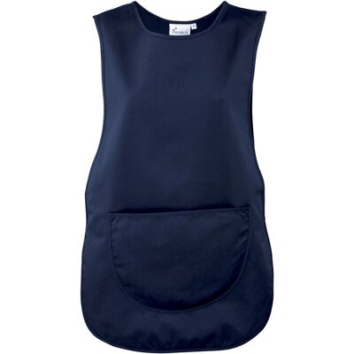 Premier Dames / Dames Pocket Tabard / Werkkleding (Pakket van 2) (Marine) 3XL Premier Dames / Dames Pocket Tabard / Werkkleding (Pakket van 2) (Marine) 3XL