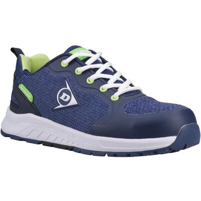 Dunlop T-Max Textiel Heren Navy/Lima Veiligheidsschoenen 44.5 Dunlop T-Max Textiel Heren Navy/Lima Veiligheidsschoenen 44.5