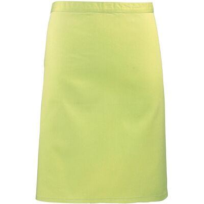 Premier Unisex Volwassenencollectie Halflang Taille Schort (Kalk) One Size Premier Unisex Volwassenencollectie Halflang Taille Schort (Kalk) One Size