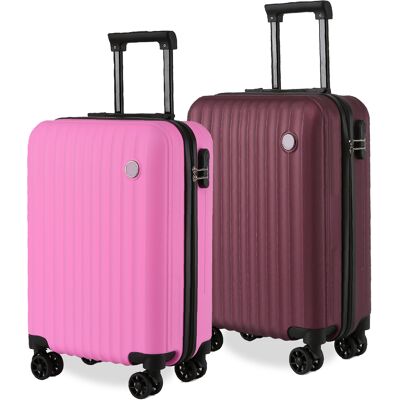 Infinity Leather Harde Cabinekoffer 36 x 22 x 56 cm Bagage Geschikt voor Easyjet, Ryanair, Wizzair S Infinity Leather Harde Cabinekoffer 36 x 22 x 56 cm Bagage Geschikt voor Easyjet, Ryanair, Wizzair S