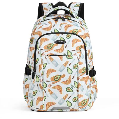 Aoking WIT Unisex Rugzak - Rucksack Aoking WIT Unisex Rugzak - Rucksack