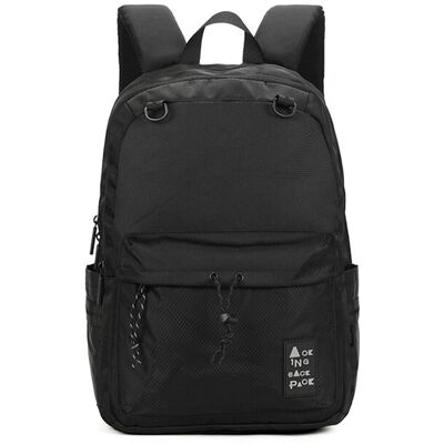 Aoking Rugzak Uniseks BLACK One Size Aoking Rugzak Uniseks BLACK One Size