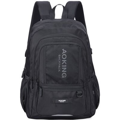 Aoking Rugzak Uniseks BLACK One Size Aoking Rugzak Uniseks BLACK One Size