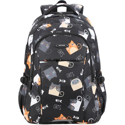 Aoking Rugzak Uniseks BLACK One Size Aoking Rugzak Uniseks BLACK One Size
