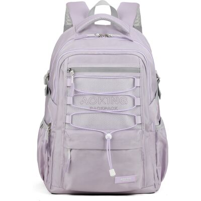 Aoking Lichtpaarse Unisex Rugzak - Rugzak Aoking Lichtpaarse Unisex Rugzak - Rugzak