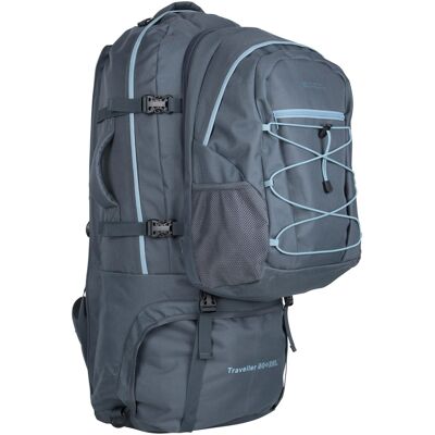Mountain Warehouse Traveller 100L rugzak (Donkerblauw) One Size Mountain Warehouse Traveller 100L rugzak (Donkerblauw) One Size