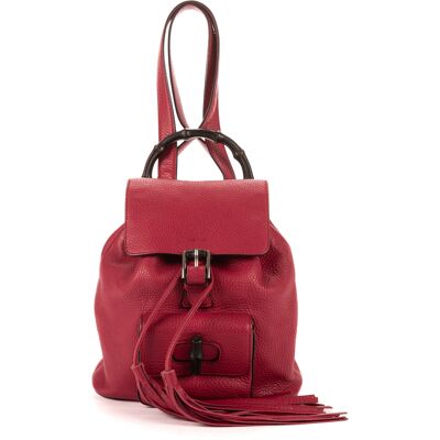 Gucci Pre-owned Bamboo Tassel Backpack Rugzak One Size Gucci Pre-owned Bamboo Tassel Backpack Rugzak One Size