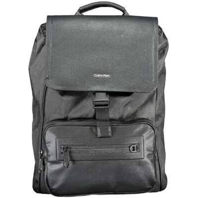 Calvin Klein Nero Polyester Rugzak voor Mannen One Size Calvin Klein Nero Polyester Rugzak voor Mannen One Size