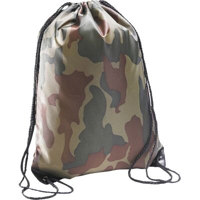 SOLS Urban Camouflage Trekkoordtas (Camo Groen) One Size SOLS Urban Camouflage Trekkoordtas (Camo Groen) One Size