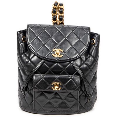 Chanel Pre-owned Small CC Drawstring Backpack Rugzak One Size Chanel Pre-owned Small CC Drawstring Backpack Rugzak One Size