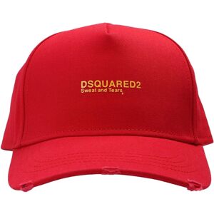 Dsquared2 Sweat and Tears-logo rode pet One Size Dsquared2 Sweat and Tears-logo rode pet One Size