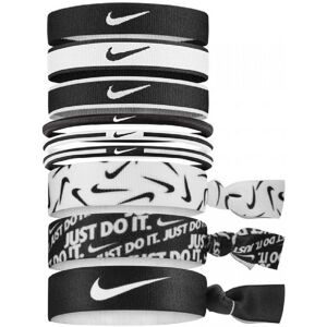 Nike Unisex haarband voor volwassenen (set van 9) (Zwart/Wit) One Size Nike Unisex haarband voor volwassenen (set van 9) (Zwart/Wit) One Size