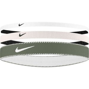 Nike Mixed Flex Classic Hoofdband (Set van 3) (Zacht Roze/Grijs/Wit) One Size Nike Mixed Flex Classic Hoofdband (Set van 3) (Zacht Roze/Grijs/Wit) One Size