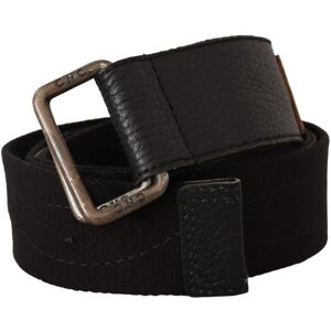 Costume National Riempje Casual Canvas Leer One Size Costume National Riempje Casual Canvas Leer One Size