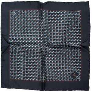 Dolce & Gabbana Blauwe Cocktail Zijde Vierkante Foulard Sjaal One Size Dolce & Gabbana Blauwe Cocktail Zijde Vierkante Foulard Sjaal One Size