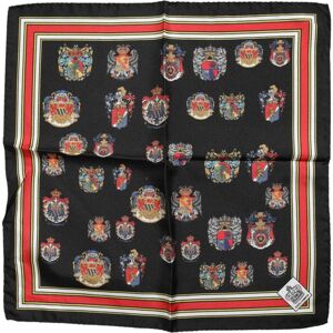 Dolce & Gabbana Multicolor Zijden Vierkante Mannen Foulard Sjaal One Size Dolce & Gabbana Multicolor Zijden Vierkante Mannen Foulard Sjaal One Size