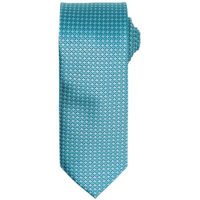 Premier Puppytooth Stropdas (Turquoise) One Size Premier Puppytooth Stropdas (Turquoise) One Size