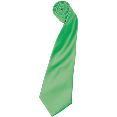 Premier Satijnen stropdas voor volwassenen (Appelgroen) One Size Premier Satijnen stropdas voor volwassenen (Appelgroen) One Size