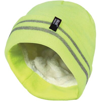 Heat Holders - Hi Vis reflecterende hoed voor heren - Hoi Vis Geel One Size Heat Holders - Hi Vis reflecterende hoed voor heren - Hoi Vis Geel One Size