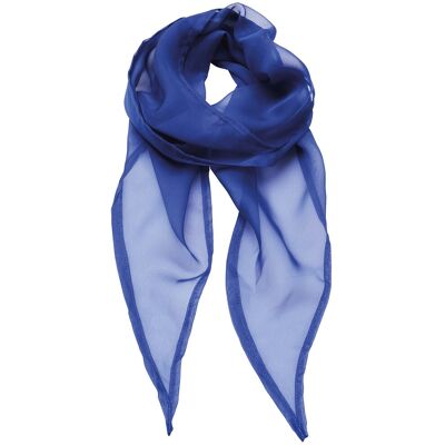 Premier Uniseks sjaal van chiffon in kleuren voor volwassenen (Koningsblauw) One Size Premier Uniseks sjaal van chiffon in kleuren voor volwassenen (Koningsblauw) One Size