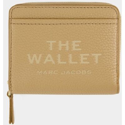 De Mini Compact portemonnee - Marc Jacobs - Leer - Bruin One Size De Mini Compact portemonnee - Marc Jacobs - Leer - Bruin One Size