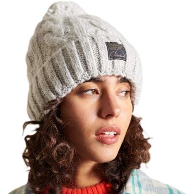 Superdry Tweed Kabel Beanie One Size Superdry Tweed Kabel Beanie One Size