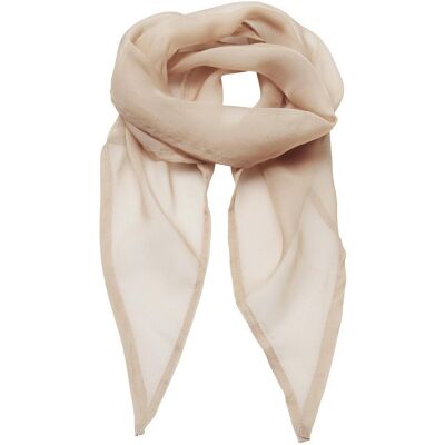 Premier Dames/Dames Chiffon Sjaal (Natuurlijk) One Size Premier Dames/Dames Chiffon Sjaal (Natuurlijk) One Size