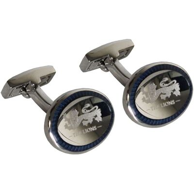 Hackett London Lions Heren Zilver/Navy Manchetknopen One Size Hackett London Lions Heren Zilver/Navy Manchetknopen One Size