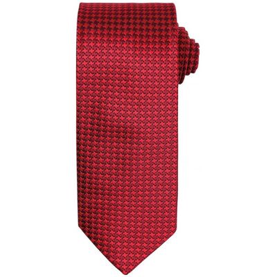 Premier Puppytooth Stropdas (Rood) One Size Premier Puppytooth Stropdas (Rood) One Size