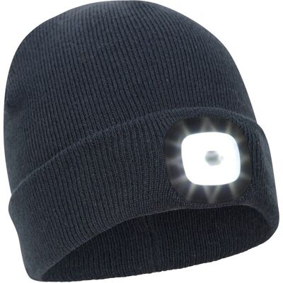 Mountain Warehouse Kinderen Highlands Zaklamp Beanie (Navy) One Size Mountain Warehouse Kinderen Highlands Zaklamp Beanie (Navy) One Size