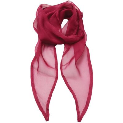 Premier Dames/Dames Chiffon Sjaal (Heet Roze) One Size Premier Dames/Dames Chiffon Sjaal (Heet Roze) One Size