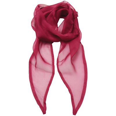 Premier Uniseks sjaal van chiffon in kleuren voor volwassenen (Heet Roze) One Size Premier Uniseks sjaal van chiffon in kleuren voor volwassenen (Heet Roze) One Size