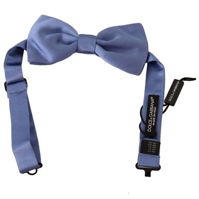 Dolce & Gabbana Heren Paarse 100% Zijde Verstelbare Nek Papillon Strik One Size Dolce & Gabbana Heren Paarse 100% Zijde Verstelbare Nek Papillon Strik One Size