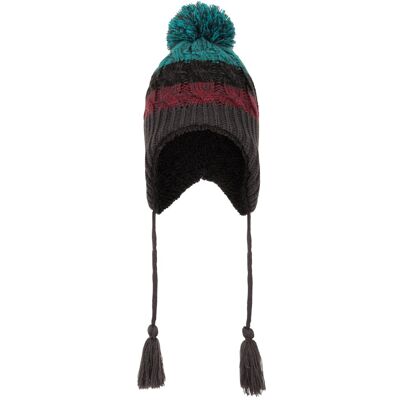 Mountain Warehouse Heren Sherpa gevoerde Trapper muts met kleurblok (Grijs) One Size Mountain Warehouse Heren Sherpa gevoerde Trapper muts met kleurblok (Grijs) One Size
