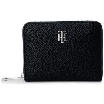 Tommy Hilfiger Dames Zwarte Portemonnee One Size Tommy Hilfiger Dames Zwarte Portemonnee One Size