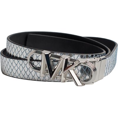 Michael Kors Dünner, wendbarer Damengürtel aus Metallic-Leder 558992 S Michael Kors Dünner, wendbarer Damengürtel aus Metallic-Leder 558992 S