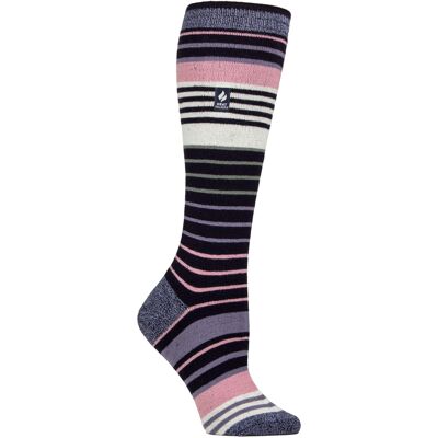 Heat Holders Dames Ultra Lichte Dunne Thermische Winter Skisokken met Strepen 37 - 42 Heat Holders Dames Ultra Lichte Dunne Thermische Winter Skisokken met Strepen 37 - 42