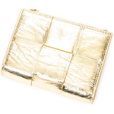 Bottega Veneta Pre-owned Small Cassette Bi-Fold Zip Wallet Portemonnee One Size Bottega Veneta Pre-owned Small Cassette Bi-Fold Zip Wallet Portemonnee One Size